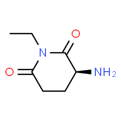 2,6-Piperidinedione, 3-amino-1-ethyl-, (3S)- (9CI)结构式