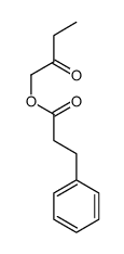 2-oxobutyl 3-phenylpropanoate结构式