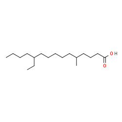 Octadecanoic acid, branched and linear结构式