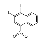 3,4-diiodo-1-nitronaphthalene结构式