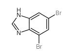 4,6-二溴-1H-苯并[d]咪唑结构式