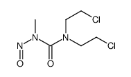 1,1-bis(2-chloroethyl)-3-methyl-3-nitrosourea Structure