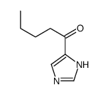 1-(1H-Imidazol-4-yl)-1-pentanone结构式