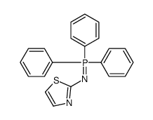 triphenyl(1,3-thiazol-2-ylimino)-λ5-phosphane结构式