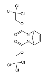 bis(2,2,2-trichloroethyl) 2,3-diazabicyclo[2.2.1]hept-5-ene-2,3-dicarboxylate结构式