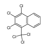 1,2,3-Trichlor-4-(trichlormethyl)naphthalin结构式