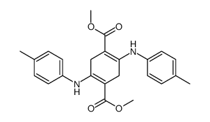 2,5-Di(p-toluidino)-3,6-dihydroterephthalic acid dimethyl ester Structure