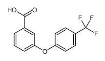 3-[4-(trifluoromethyl)phenoxy]benzoic acid结构式