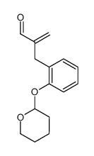 2-[2-(tetrahydropyran-2-yloxy)benzyl]propenal Structure