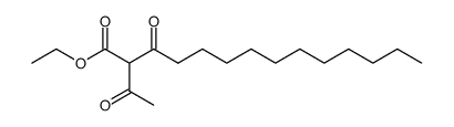 2-acetyl-3-oxo-tetradecanoic acid ethyl ester Structure
