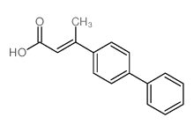 2-Butenoic acid,3-[1,1'-biphenyl]-4-yl- Structure