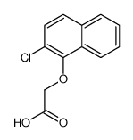 [(2-Chloronaphthalen-1-yl)oxy]acetic acid结构式