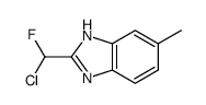 1H-Benzimidazole,2-(chlorofluoromethyl)-5-methyl-(9CI) Structure
