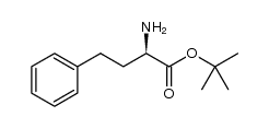 D-高苯丙氨酸叔丁酯结构式