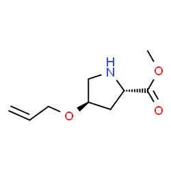 L-Proline, 4-(2-propenyloxy)-, methyl ester, (4R)- (9CI)结构式