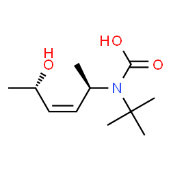 Carbamic acid, [(1R,4S)-4-hydroxy-1-methyl-2-pentenyl]-, 1,1-dimethylethyl structure