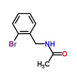 N-(2-Bromobenzyl)acetamide Structure