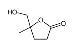 5-(hydroxymethyl)-5-methyloxolan-2-one结构式