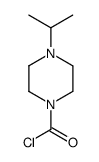 1-Piperazinecarbonyl chloride, 4-(1-methylethyl)- (9CI) Structure