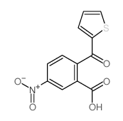 5-nitro-2-(thiophene-2-carbonyl)benzoic acid结构式