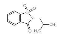 8-(2-methylpropyl)-9,9-dioxo-9$l^{6}-thia-8-azabicyclo[4.3.0]nona-1,3,5-trien-7-one picture