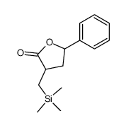 2-(trimethylsilylmethyl)-4-phenyl-γ-butyrolactone结构式