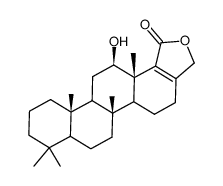 12β-Hydroxy-17-hydroxymethyl-4,4,8-trimethyl-D-homo-5α-androst-17-ene-17a-carboxylic acid 17a,17-lactone Structure