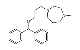 1-(3-benzhydryloxypropyl)-4-methyl-1,4-diazepane Structure
