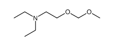 2-Diethylamino-1-methoxymethoxy-ethan结构式