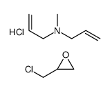 2-(chloromethyl)oxirane,N-methyl-N-prop-2-enylprop-2-en-1-amine,hydrochloride结构式