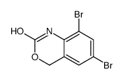 6,8-dibromo-1,4-dihydro-2H-3,1-benzoxazin-2-one结构式