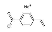 4-vinyl-benzoic acid sodium salt structure