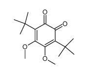 3,6-di-tert-butyl-4,5-dimethoxy-1,2-benzoquinone Structure