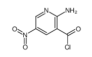 3-Pyridinecarbonyl chloride, 2-amino-5-nitro- (9CI) Structure