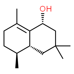 1-Naphthalenol,1,2,3,4,4a,5,6,7-octahydro-3,3,5,8-tetramethyl-,(1R,4aR,5S)-rel-(9CI) Structure