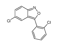 5-chloro-3-(2-chlorophenyl)-2,1-benzisoxazole Structure