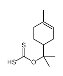 Carbonodithioic acid, O-[1-methyl-1-(4-methyl-3-cyclohexen-1-yl)ethyl] ester (9CI)结构式