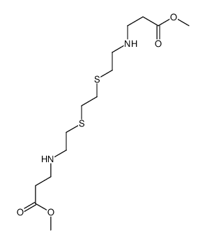 methyl 3-[2-[2-[2-[(3-methoxy-3-oxopropyl)amino]ethylsulfanyl]ethylsulfanyl]ethylamino]propanoate结构式