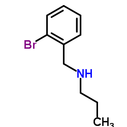 N-(2-Bromobenzyl)-1-propanamine结构式