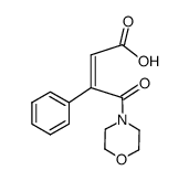 (Z)-3-morpholinocarbonyl-3-phenylpropenoic acid Structure