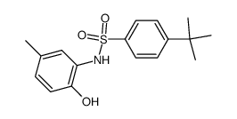 4-tert-butyl-N-(2-hydroxy-5-methylphenyl)benzenesulfonamide Structure