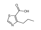 4-propyl-1,3-thiazole-5-carboxylic acid结构式