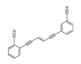 2-[6-(3-cyanophenyl)hex-3-en-1,5-diynyl]benzonitrile Structure