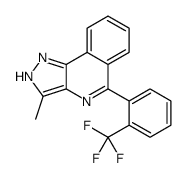 3-methyl-5-[2-(trifluoromethyl)phenyl]-2H-pyrazolo[4,3-c]isoquinoline结构式