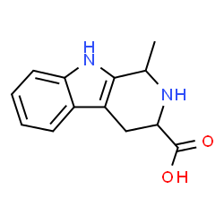1H-Pyrido[3,4-b]indole-3-carboxylicacid,2,3,4,9-tetrahydro-1-methyl-,(3R)-(9CI)结构式