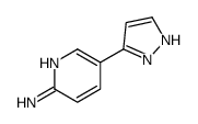 5-(1H-pyrazol-5-yl)pyridin-2-amine Structure