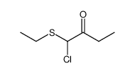2-Butanone,1-chloro-1-(ethylthio)-结构式