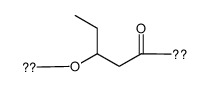 poly(3-hydroxyvalerate)结构式