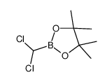 1,3,2-Dioxaborolane, 2-(dichloromethyl)-4,4,5,5-tetramethyl- structure