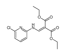 diethyl N-(6-chloro-2-pyridyl)aminomethylenemalonate Structure